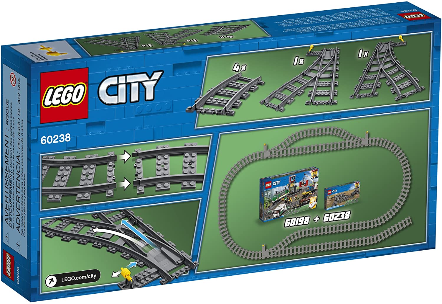 HAPPY BRICKS - LEGO CITY - 60238 - SWITCH TRACKS