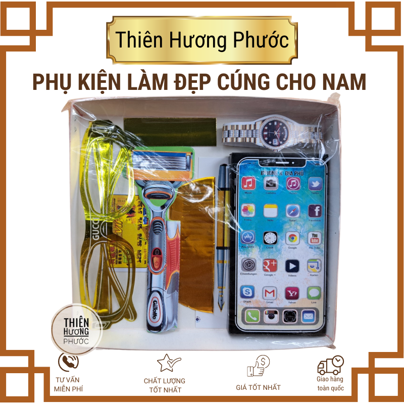 Điện thoại cúng đám giỗ hàng đẹp vàng mã