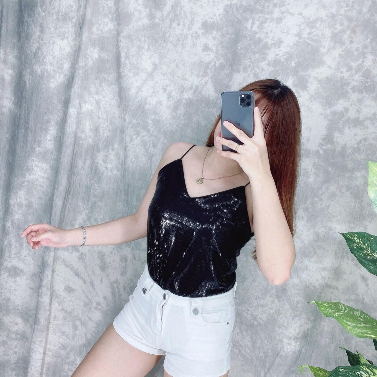 [HCM]ÁO 2 DÂY KIM SA CHUẨN ĐẸP