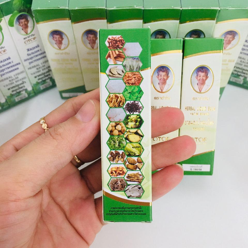 [HCM]DẦU LĂN THẢO DƯỢC 22 VỊ OTOP THAILAND