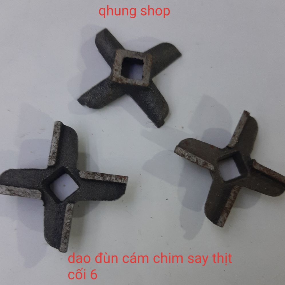 Dao làm cám chim - đùn thịt - đùn cám chim cối số 6