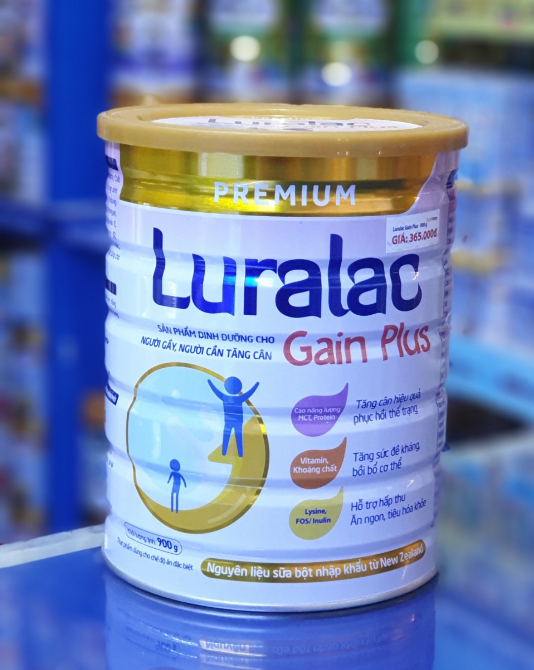 Sữa LURALAC Gain Plus dành cho người gầy 900g