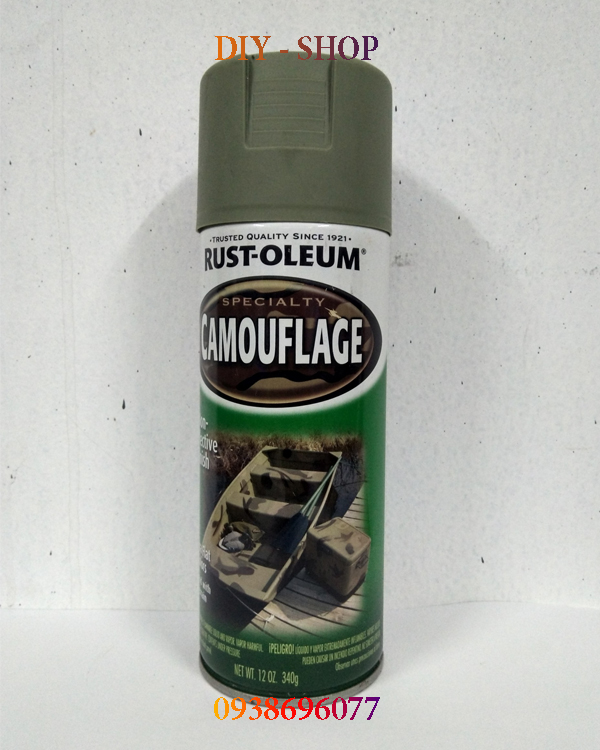 [HCM]Sơn xịt màu Quân Đội - Camouflage (Sơn cao cấp đến từ Mỹ)