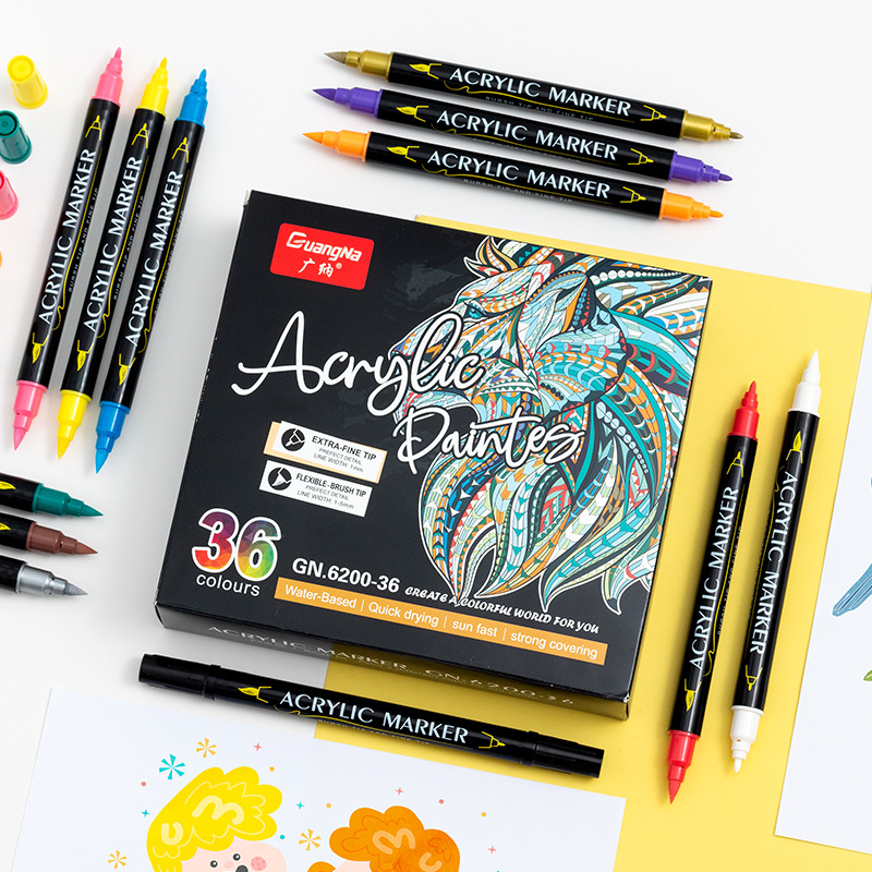 Bộ Bút Sơn Acrylic Guang Painter GN6200 vẽ graffiti
