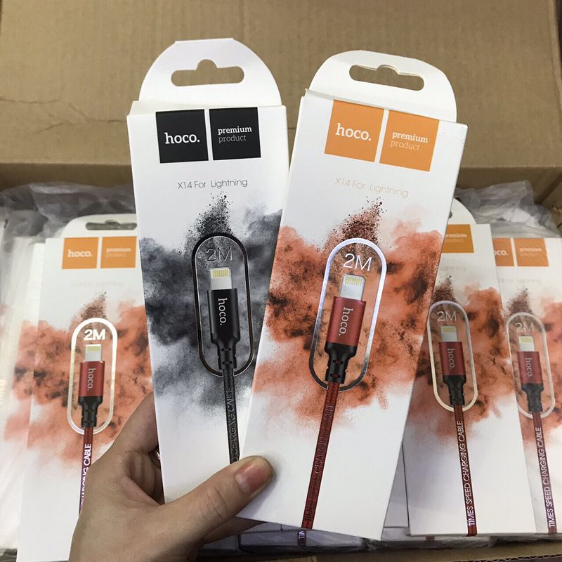 [HCM]CÁP SẠC NHANH HOCO X14 TIMES SPEED ĐẦU IPHONE - MICRO - TYPEC-HT
