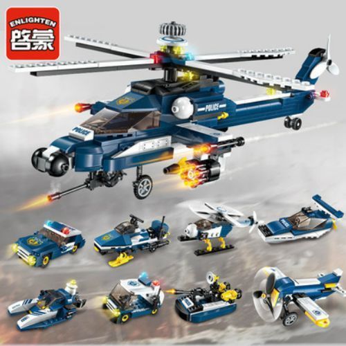 Lego enlighten 8 in 1mô hình máy bay trực thăng