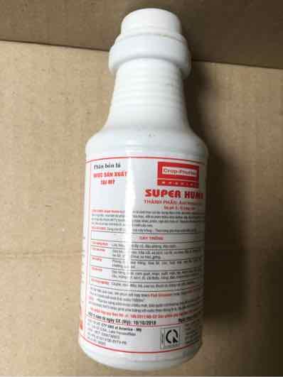 Phân bón humic đậm đặc SUPER HUME chai 250ml (thay thế cho humic 322)