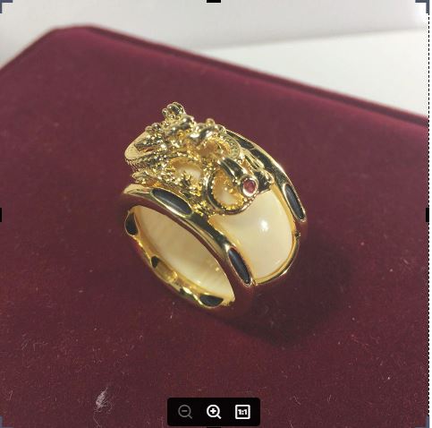 Nhẫn nam bọc rồng
