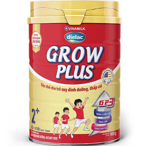 Sữa bột Dielac Grow Plus đỏ 2 900g