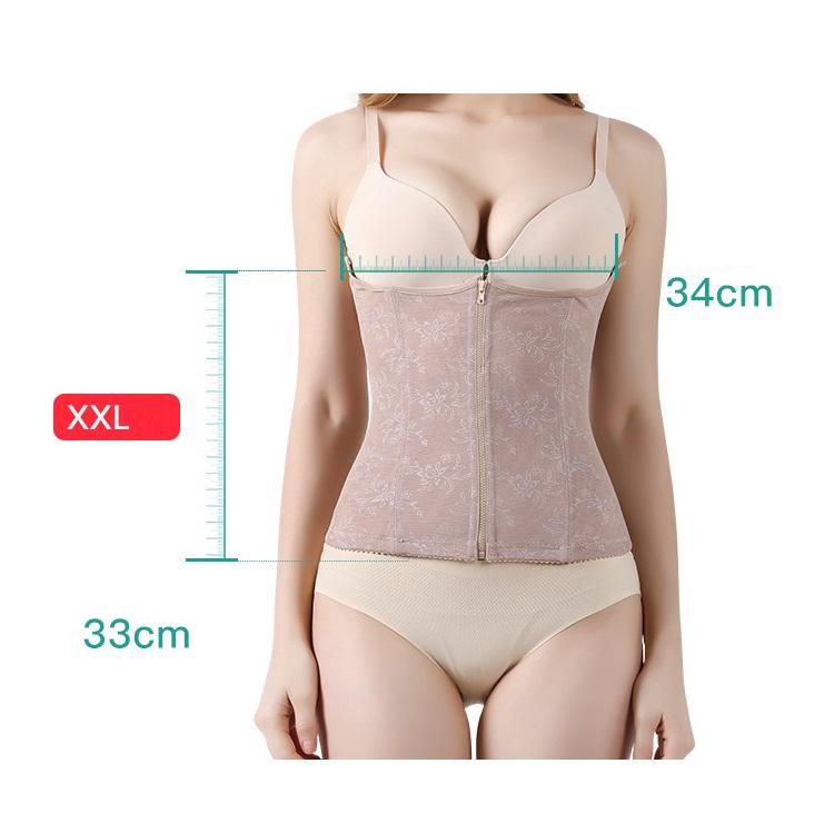 gen nịt bụng - gen nịt bụng khóa kéo
