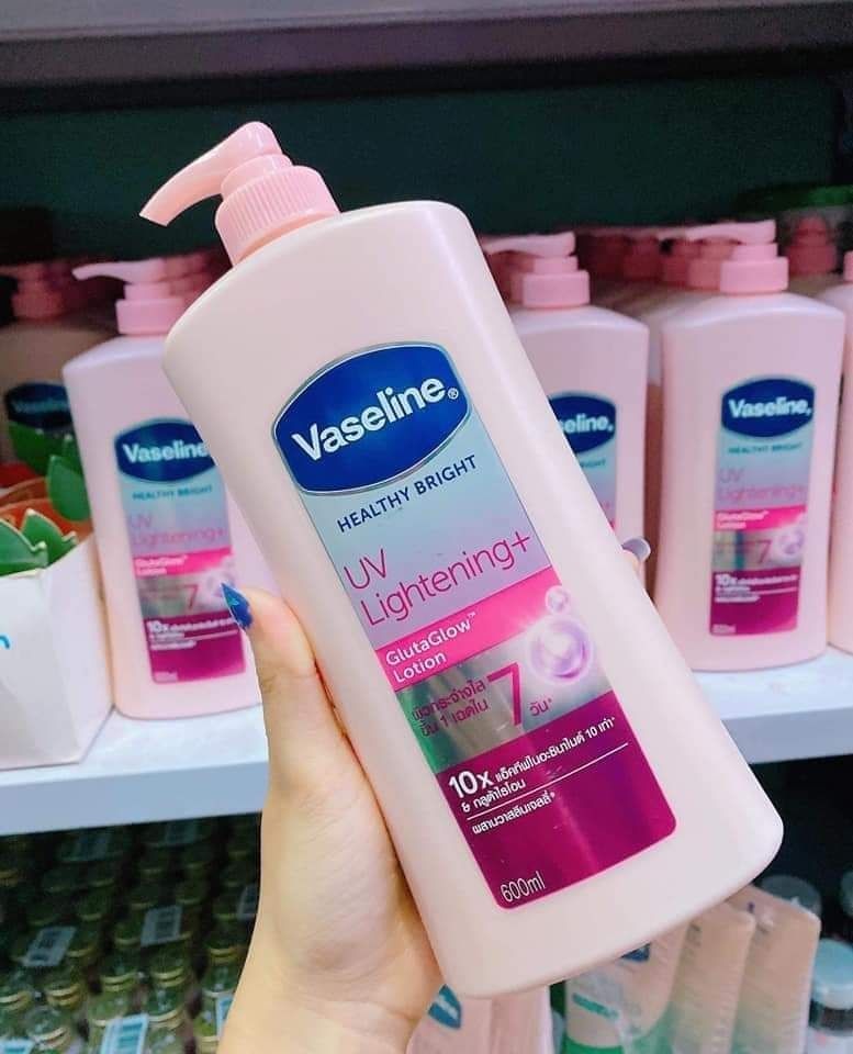 (Mẫu Mới) Sữa Dưỡng Thể Trắng Hồng Vaseline UV Lightening 10X 500ml