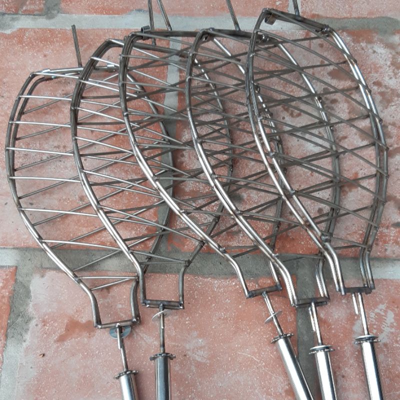 Vỉ nướng inox cho máy quay thịt tự động