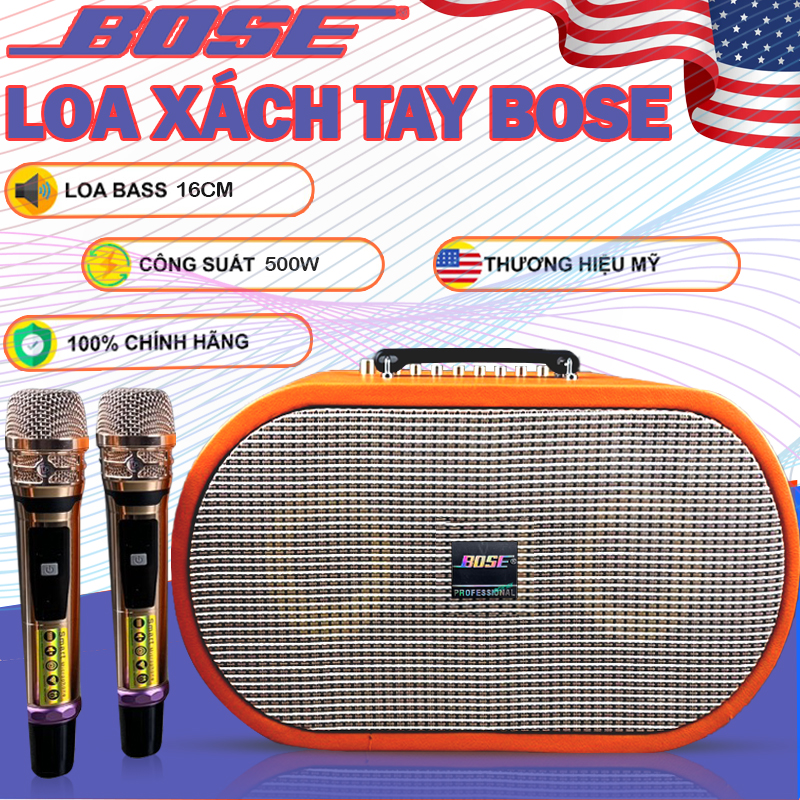 Chuyên Cung Cấp Các Dòng Loa MỸ Loa Kéo Xách Tay Di Động BOSE Z36 PRO Công Suất Lớn 650W Loa Karaoke Xách Tay Hệ Thống 2 Loa Bass 22.5cm Và 2 Loa Treble Có Reverb Pin 6h Hát Karaoke Cực Hay Kèm 2 Micro BH 12T