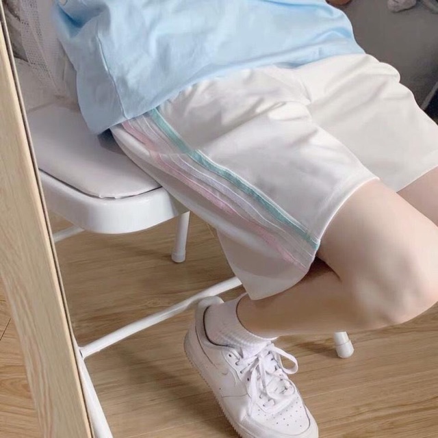 Quần Short Nữ 3 Sọc Basic Chất Thun Cotton mềm mịn BC150