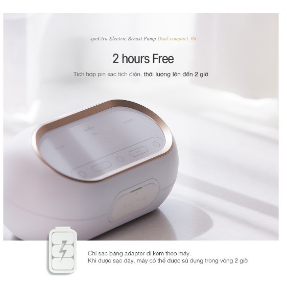 Máy hút sữa điện đôi SPECTRA DUAL COMPACT mới