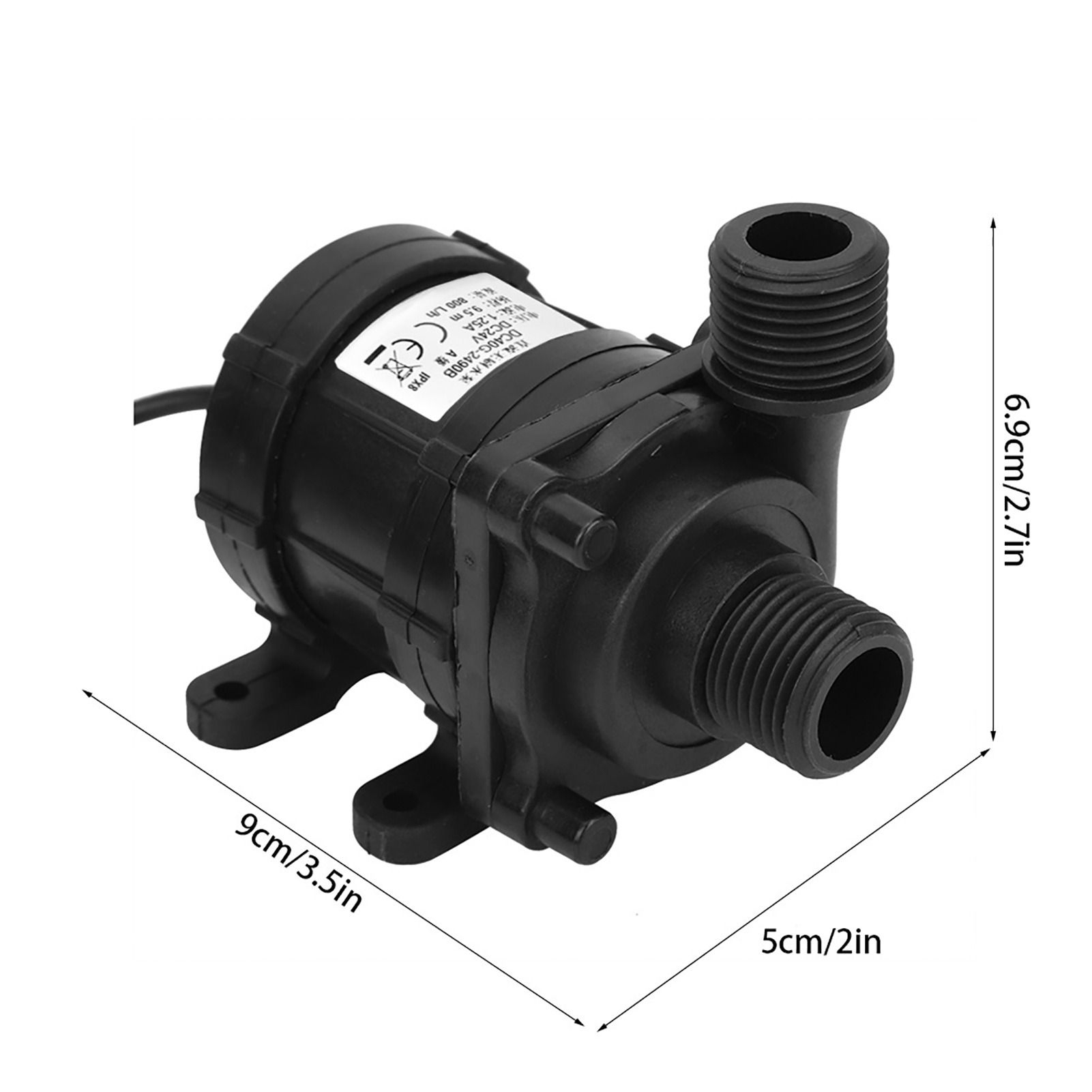 Máy Bơm Nước Mini Không Chổi Than Siêu Êm DC 24V 800L/H