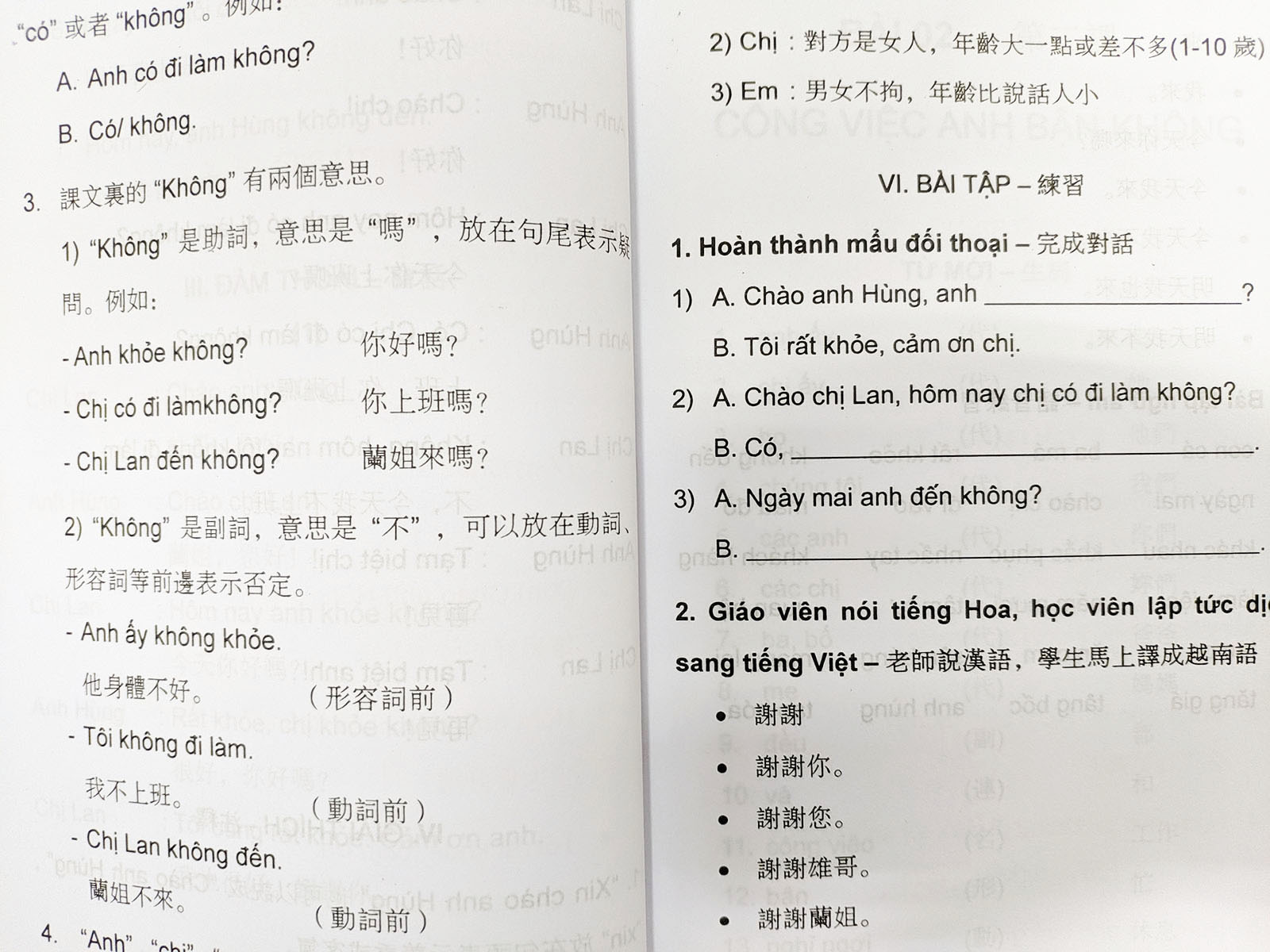 Sách - Tiếng Việt Cho Người Hoa Tập 1
