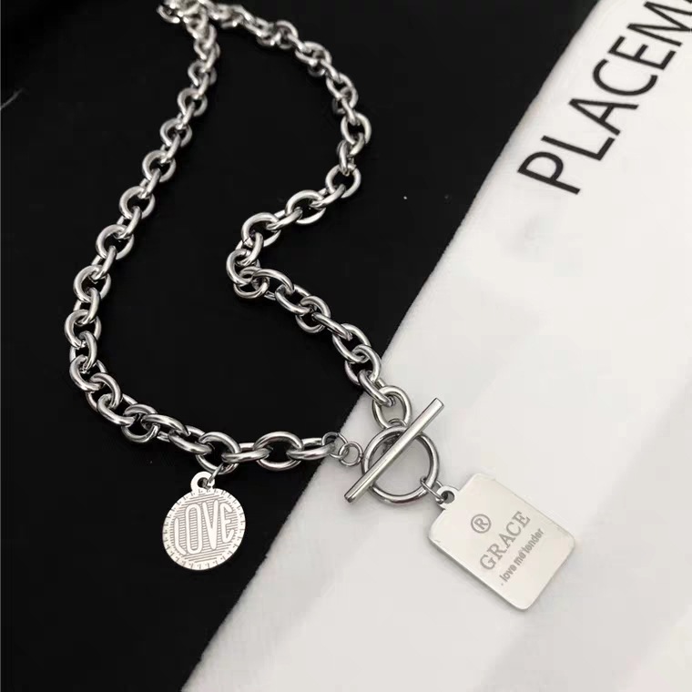 [HCM]Dây chuyền Unisex dây xích cá tính - ACN36
