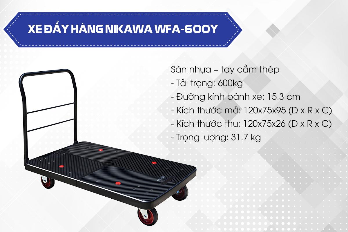 Xe đẩy hàng Nikawa WFA-600Y