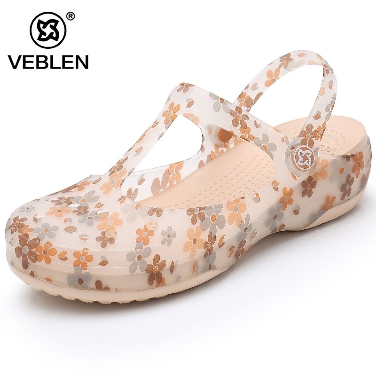 Dép nhựa nữ đế xuồng cao 4cm