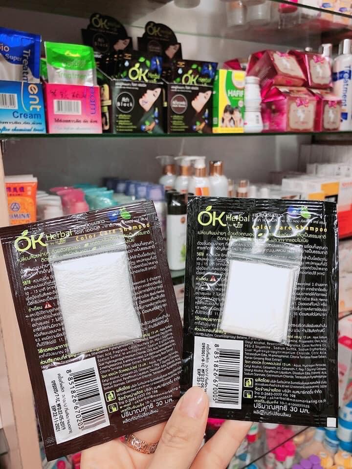 Gội Nhuộm Tóc Nhân Sâm OK HERBAL Thái Lan