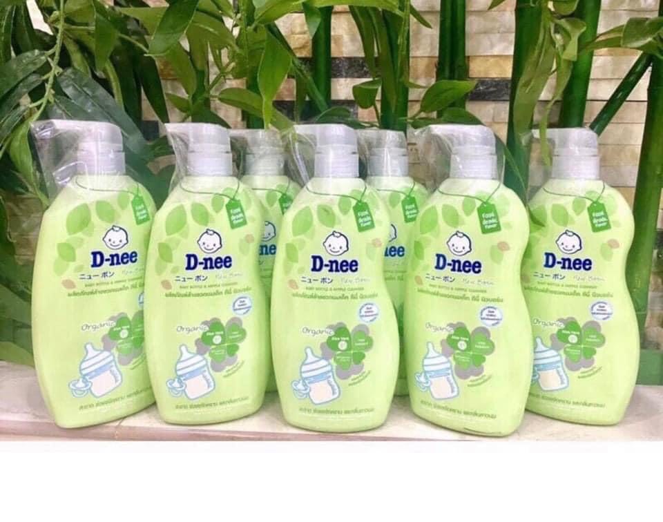 Nước Rửa Bình Sữa D-nee Thái Lan 620ml - chính hãng [thành phần tự nhiên & rau quả organic-an toàn cho bé]