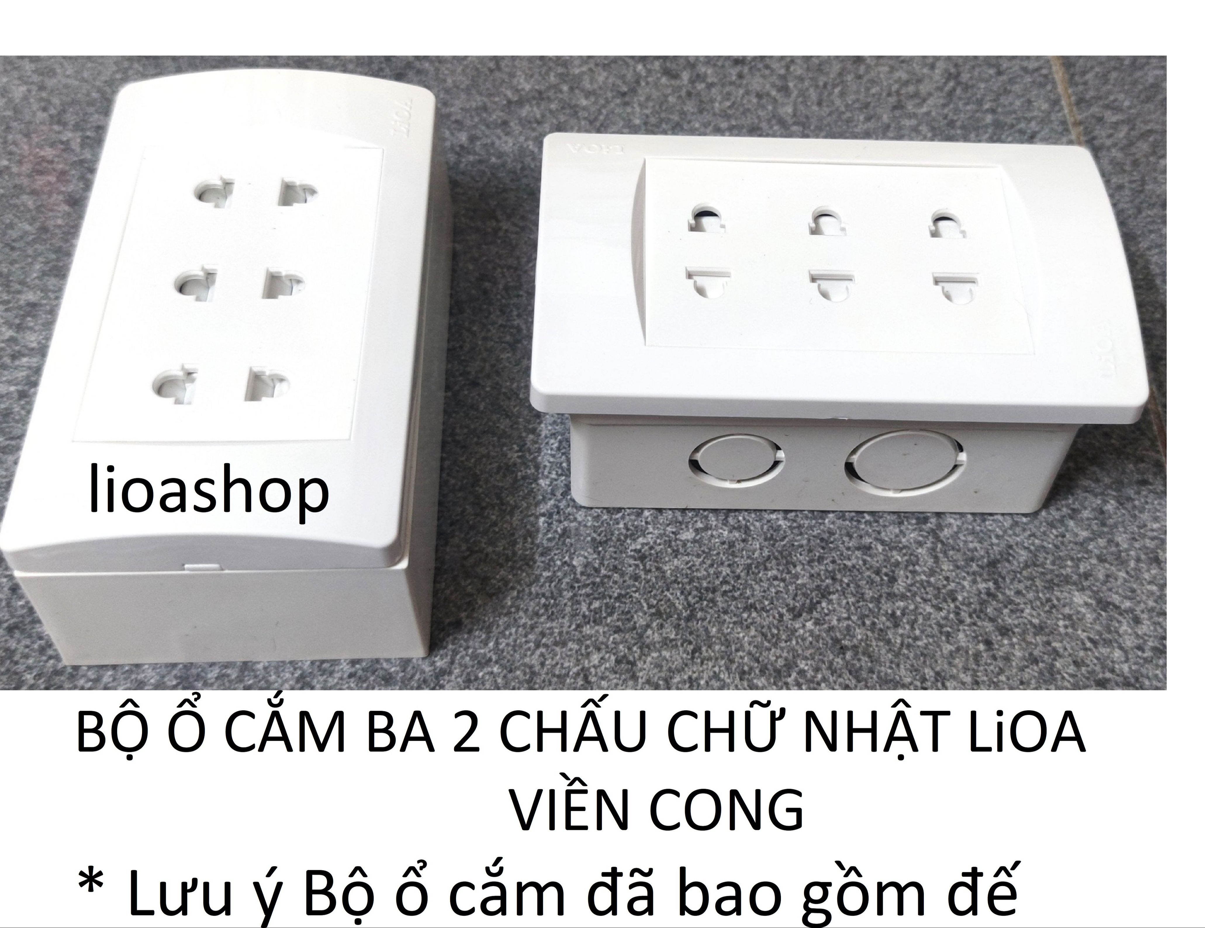 Ổ BA 2 CHẤU LiOA