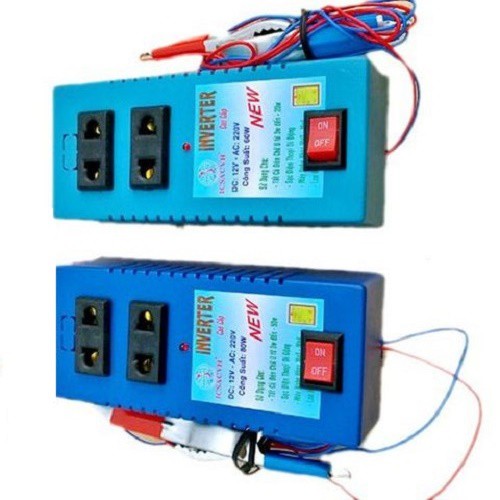 [HCM]Bộ đảo điện 12v ra 220v - ra 2 ổ cắm
