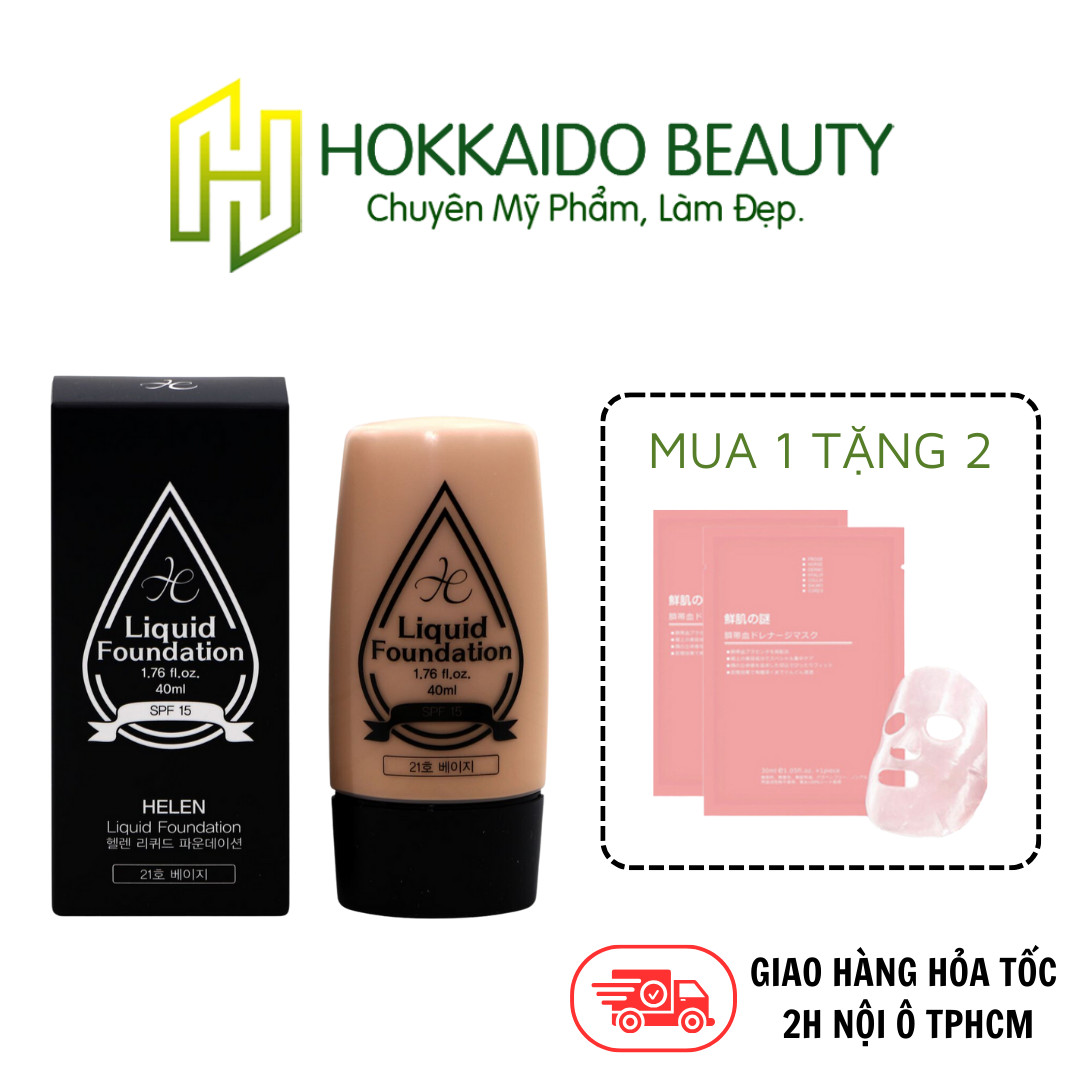 KEM NỀN TRANG ĐIỂM HELEN DẠNG TUÝP 40ML