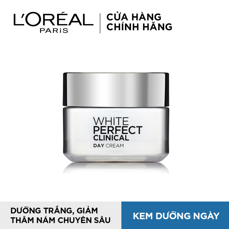 Kem dưỡng trắng mịn và giảm thâm nám ban ngày LOreal Paris White Perfect Clinical Day SPF 19PA +++ 50ml (kem ngày)