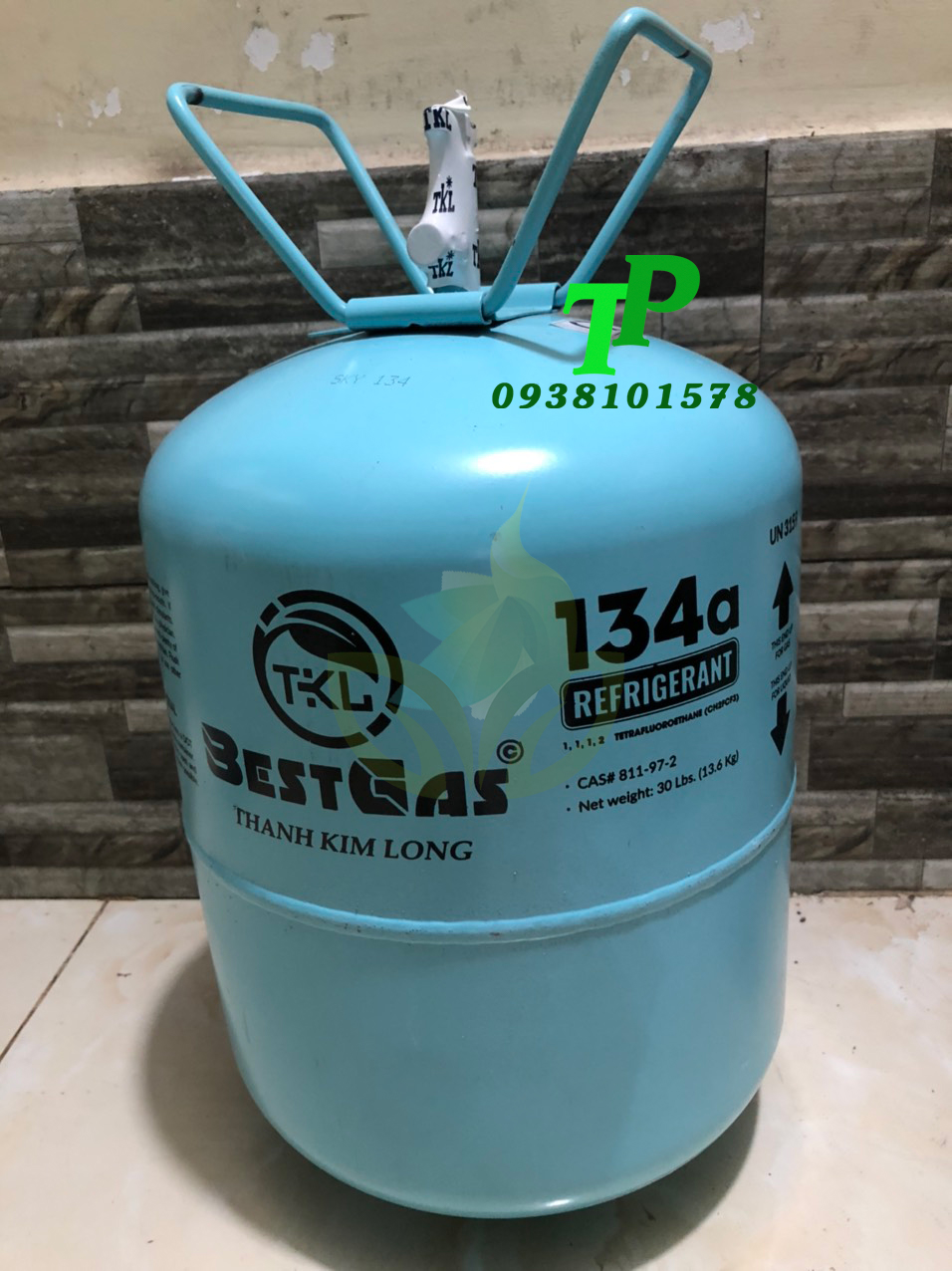 Gas lạnh điều hòa r134 bestgas 13.6kg, môi chất làm lạnh điểu hòa r134