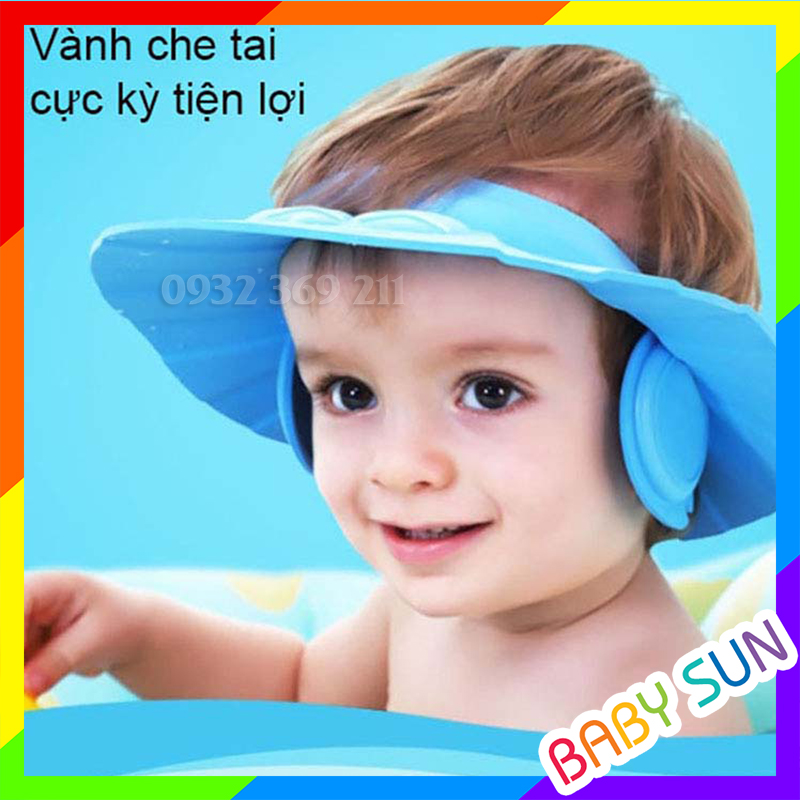 Mũ tắm, Nón gội đầu, Nón cắt tóc cho Bé.