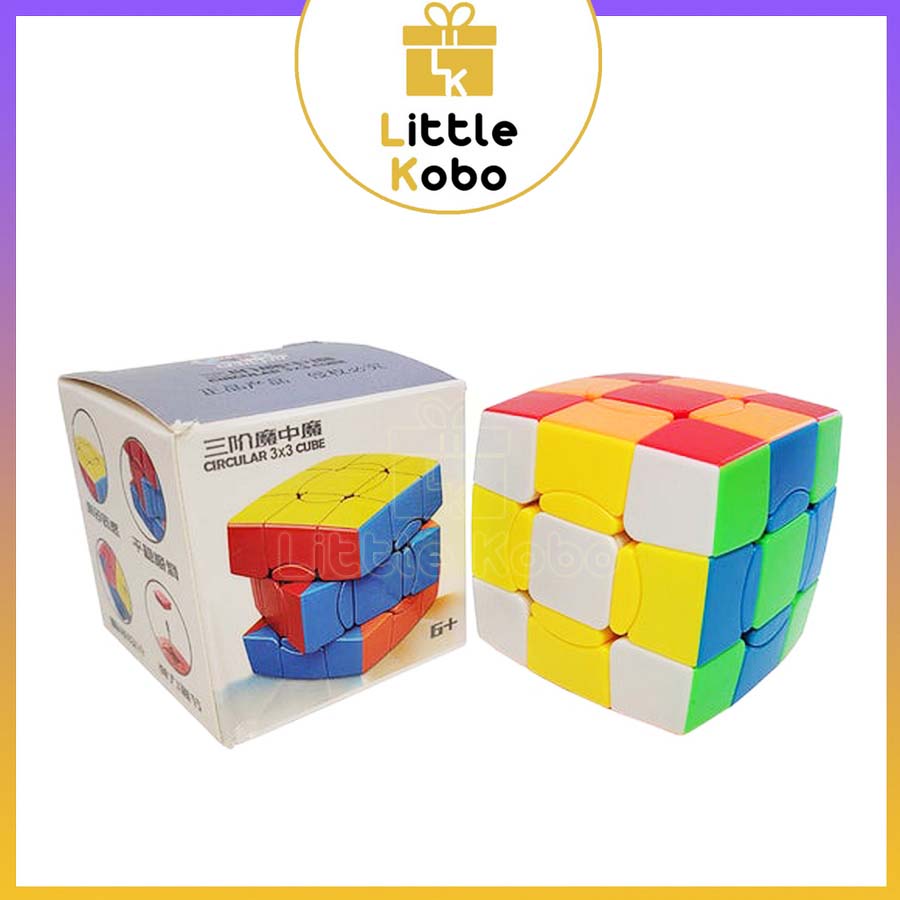 Rubik ShengShou Crazy 3x3 Plus Cube Rubic Biến Thể 3 Tầng Circular Đồ Chơi Trí Tuệ Trẻ Em Phát Triển Tư Duy 3x3x3