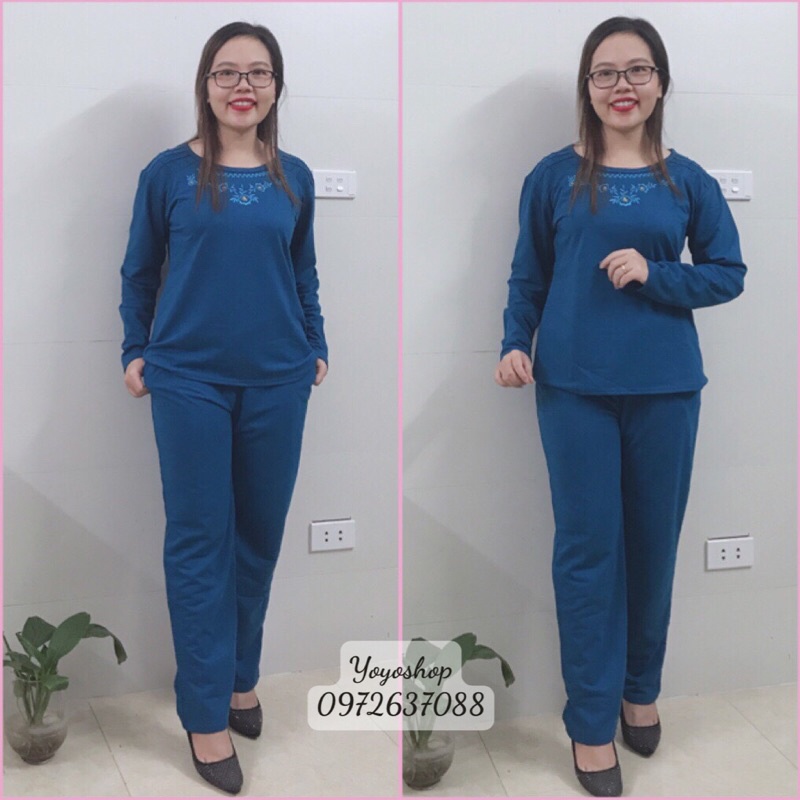 Bộ Nỉ Da Cá Tniên Thug, Bộ Mặc Nhà Thug Cho Mẹ