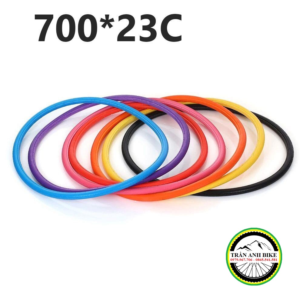 Lốp (Vỏ) Đặc Không Săm Xe Đạp Fixed Gear Single Speed 700x23C (23-622) - 1 Cái