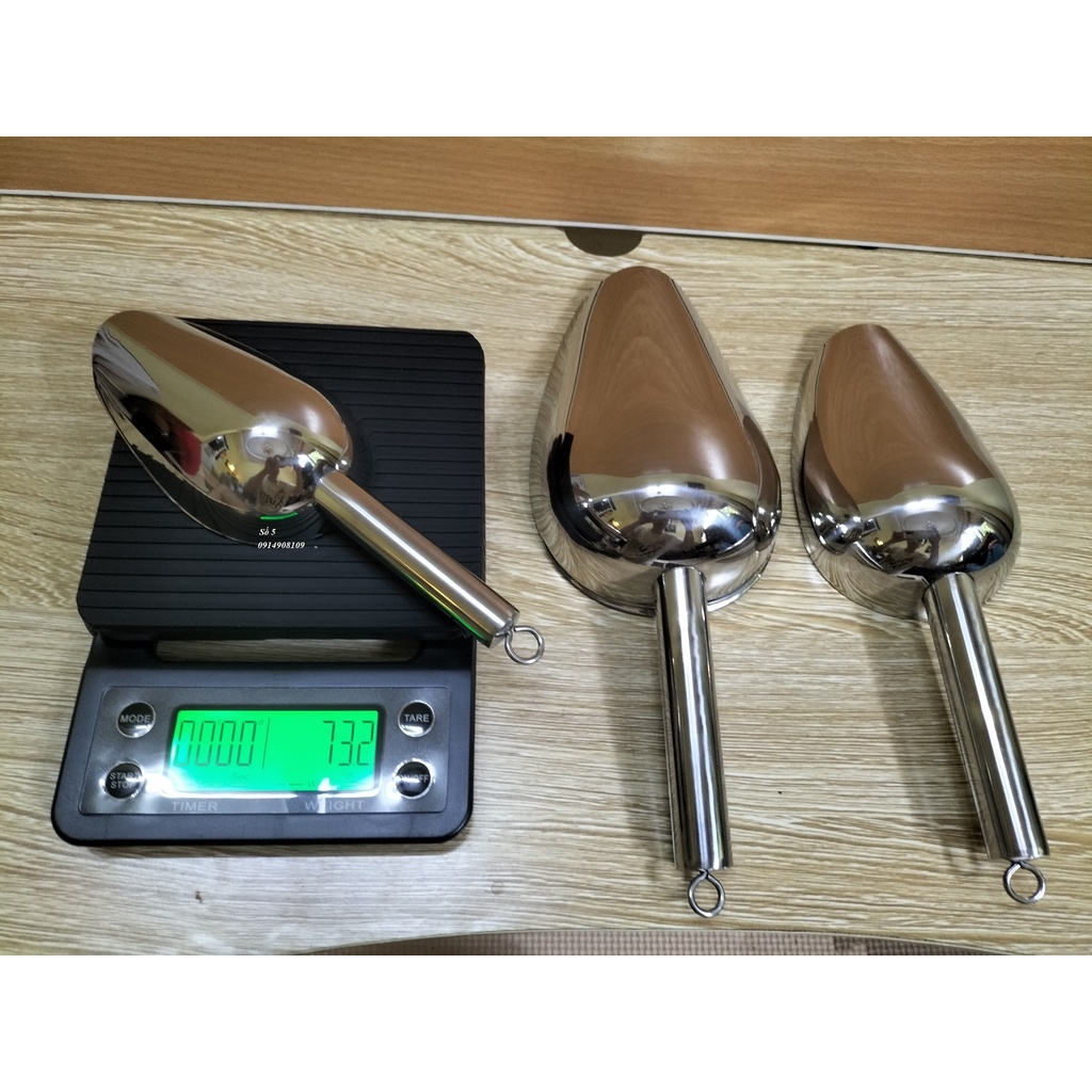 Muôi xúc đá inox cao cấp loại lớn