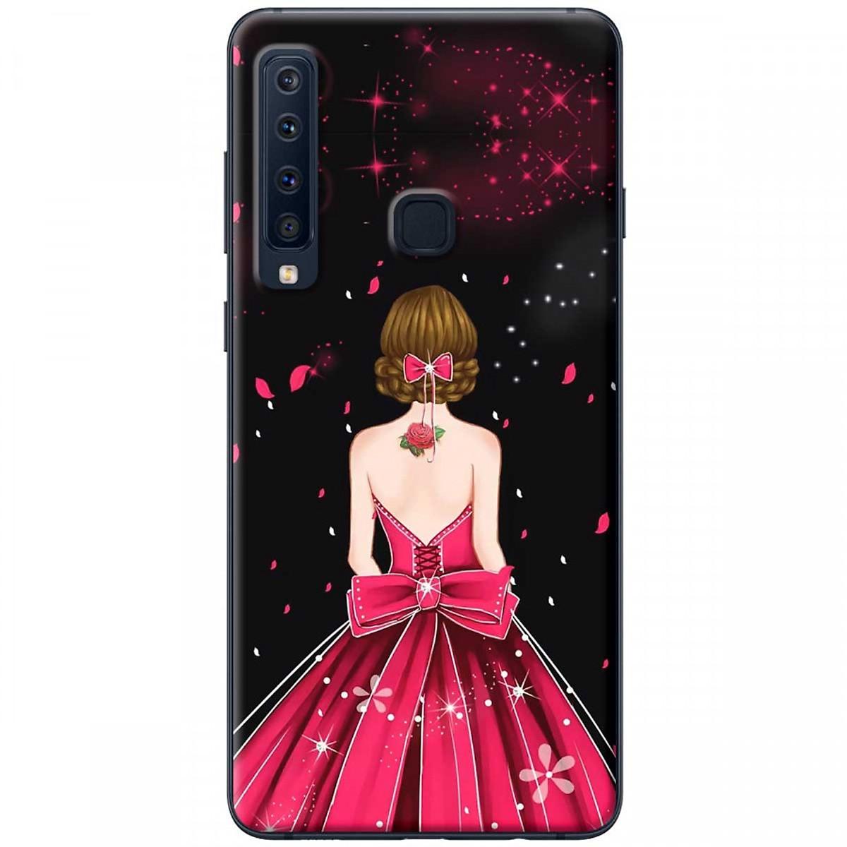 Ốp lưng dành cho Samsung A9 2018 Cô gái váy hồng