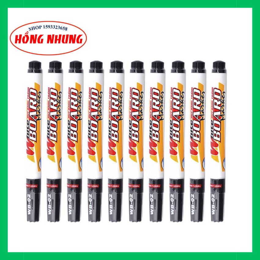 [ mới] Combo 10 Cây Bút Lông Bảng WB02.