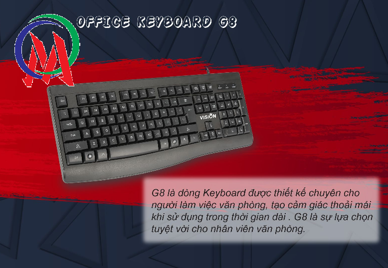 Bàn phím Vision G8 siêu bền - Chính hãng VSP