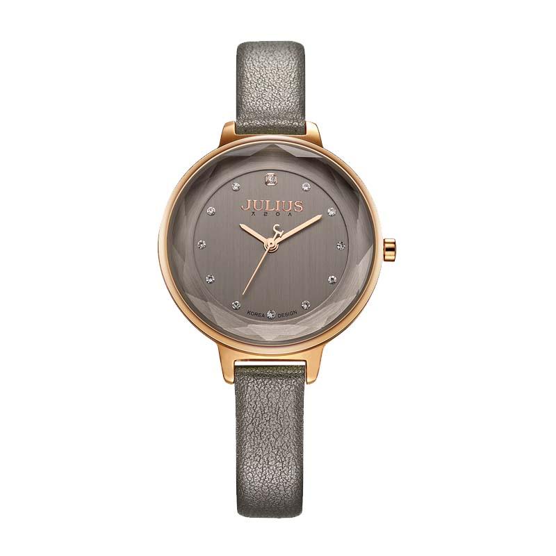 Đồng hồ nữ Julius Hàn Quốc JA-935E dây da (Xám)