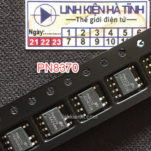 Túi 5 con ic nguồn pn8370 sop-7 mới