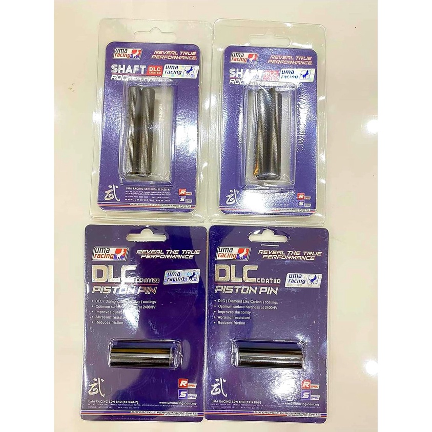 Ắc piston UMA (honda & yamaha 14mm ) 41mm& 44mm DLC COATED PISTON PIN - DIAMOND LIKE CARBON.