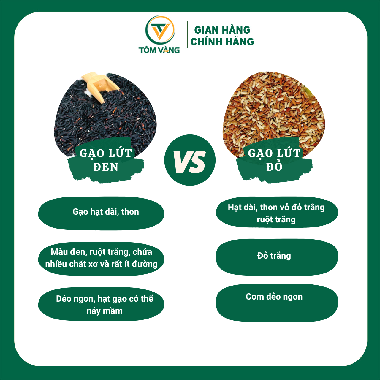 Combo 2Kg Gạo Lứt Dẻo Điện Biên (Mỗi Túi 1Kg Hút Chân Không)