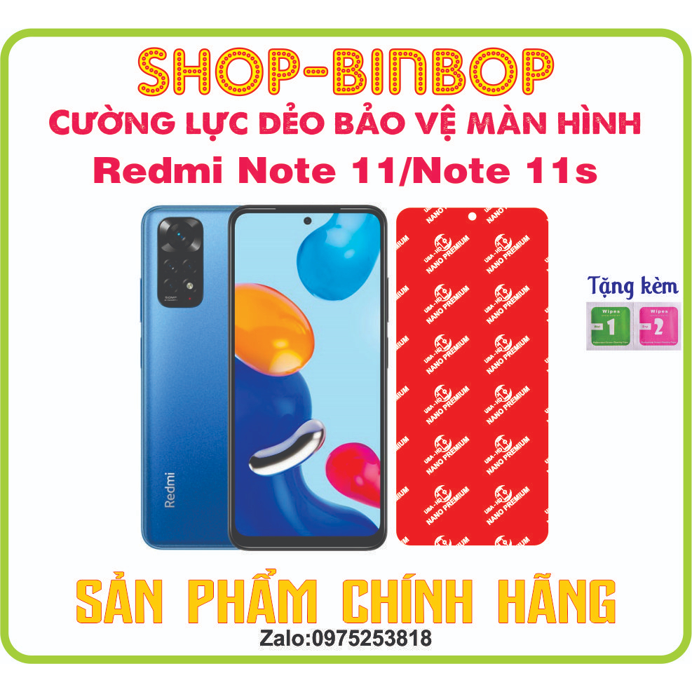 Cường lực dẻo bảo vệ màn hình điện thoại Redmi Note11/ Redmi Note 11s