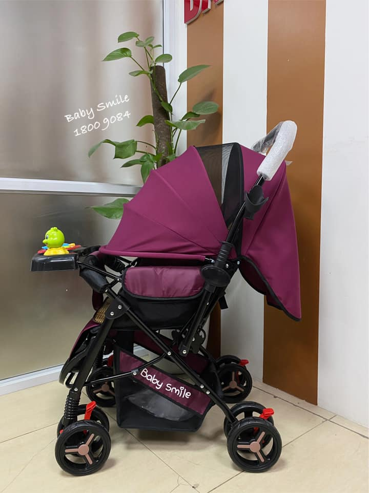 Xe đẩy 2 chiều HT105 khung đen
