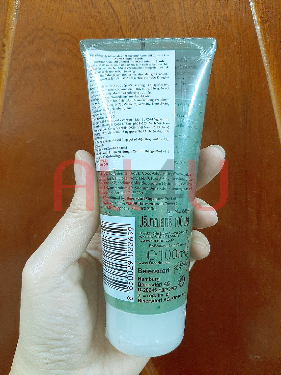 [HCM] Eucerin Pro ACNE Solution Scrub 100mL - Tẩy Tế Bào Chết Dành Cho Da Nhờn Mụn.