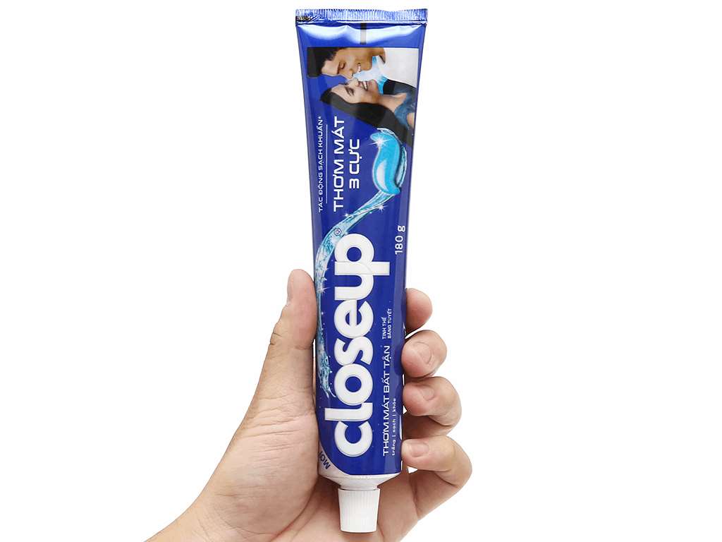 [TẶNG 3 CÂY KĐR 30G] Combo 2 cây Kem đánh răng Closeup 180g