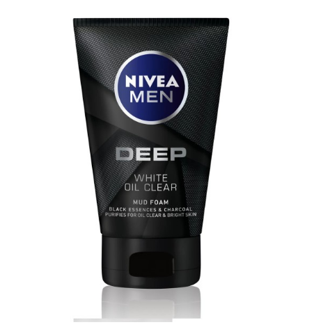 Sữa rửa mặt Nivea Men Deep White Oil Clear 100g