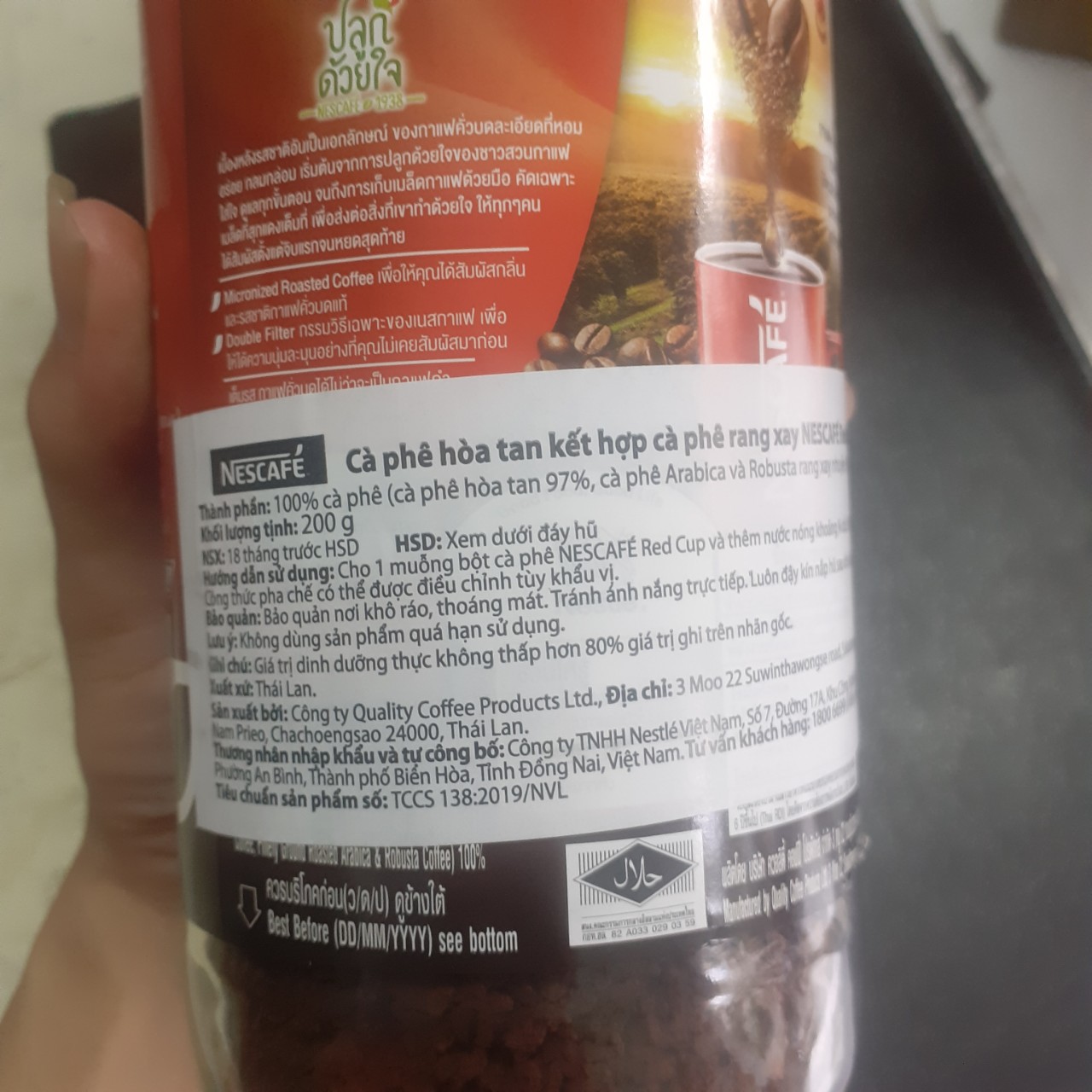 [HCM]Cà phê Hòa Tan nguyên chât Nescafe Red Cup 200g