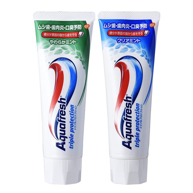 Kem Đánh Răng AquaFresh The Triple Protection +20g Nhật BảnTuýp 160g